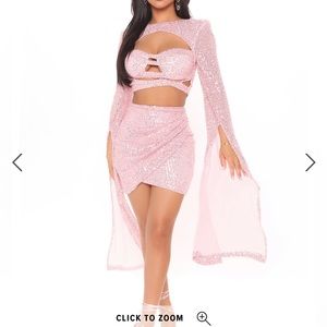 That Glimmer Glow Sequin Skirt Set